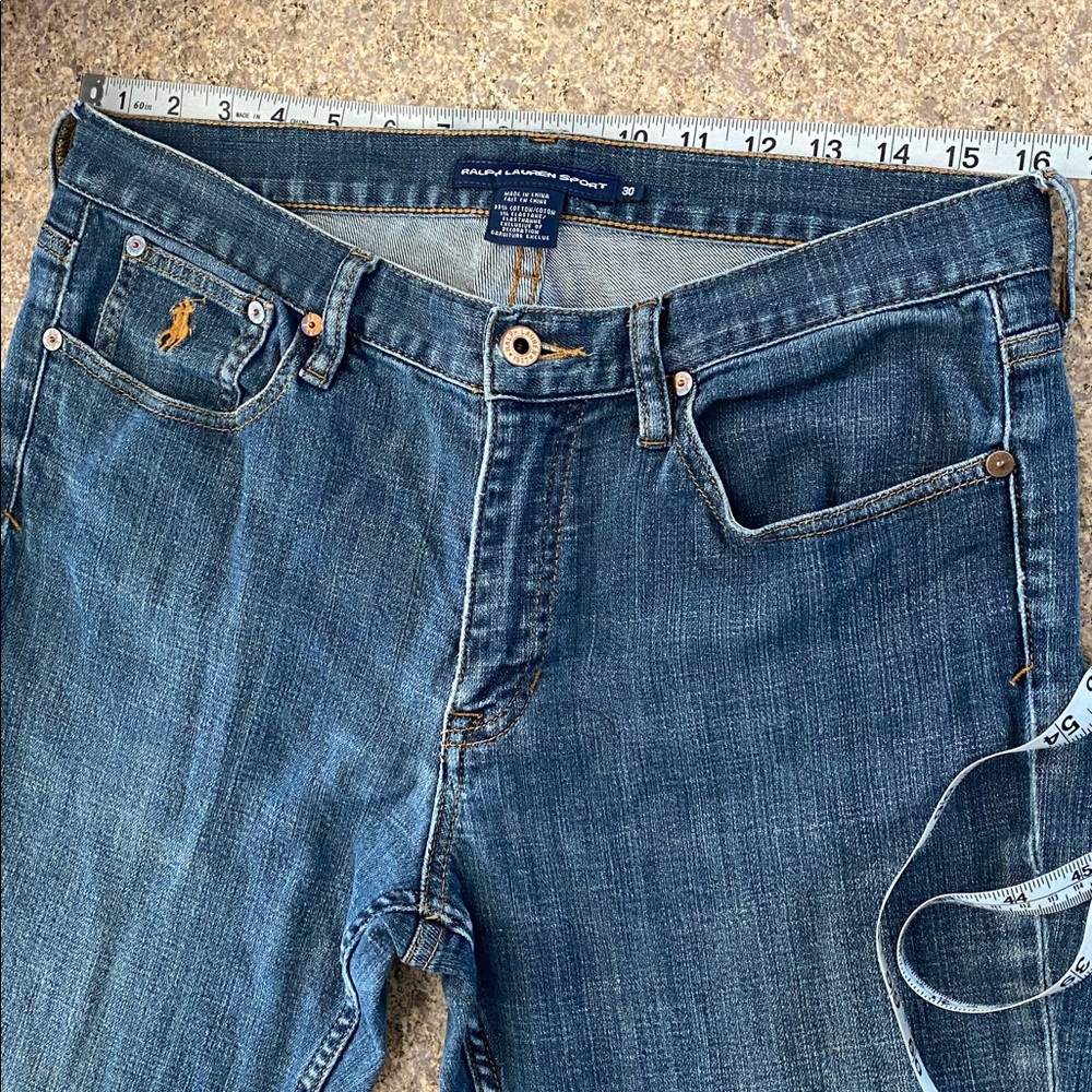 Ralph Lauren Sport by Ralph Lauren Blue Jeans 30 VERY MUSTY Fair Condition - Picture 3 of 17